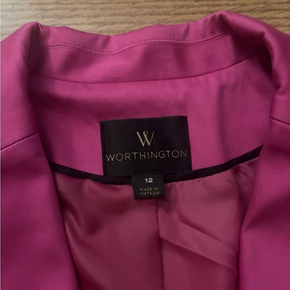 Worthington Pink Blazer Size 12 - Picture 2 of 7